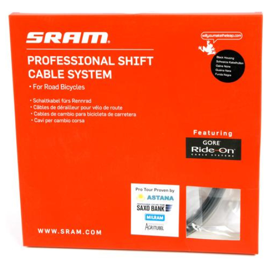 Sram KABELSET VERS PROF GORE RIDE-ON ZWART