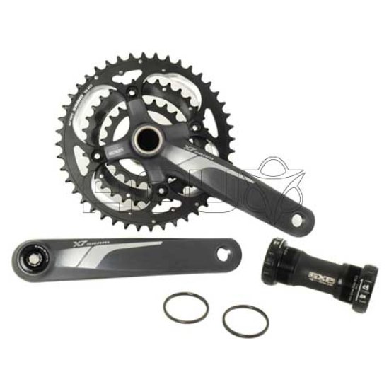 Sram CRANKSTEL X7 GXP 9V 170 22/33/44 GREY STORM GREY - GRIJS