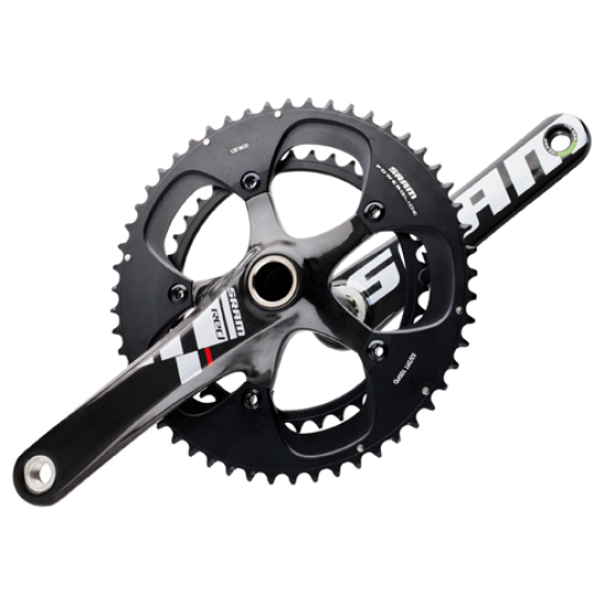 Sram CRANKSTEL RED BLACK GXP 10V CB 175 39/53 ZWART / CARBON
