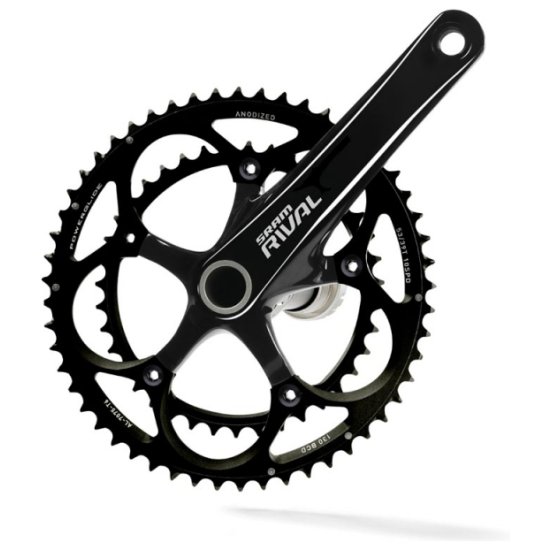 Sram CRANKSTEL RIVAL GXP 10V 39/53 Zwart