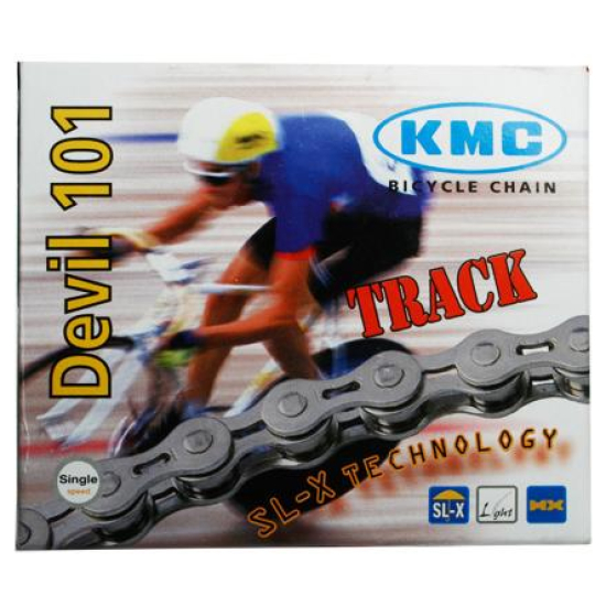Kmc KETTING 1V 1/8 D101 BAAN PISTA DEVIL ZILVER