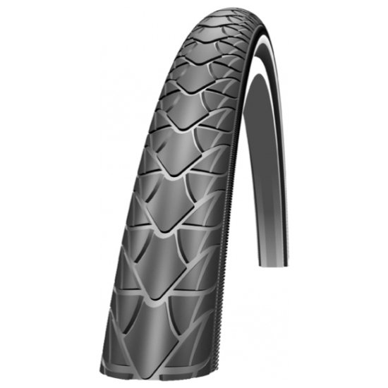 Schwalbe Bub 26x1.75 refl vouw marathon rac Zwart