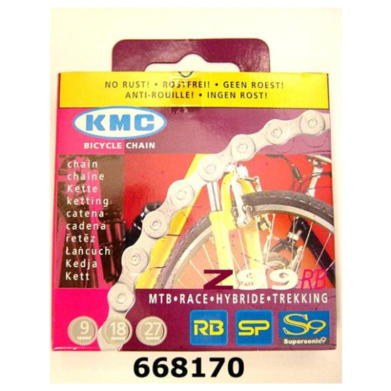 Kmc KETTING 9V 11/128 Z99RB 116 ZILVER