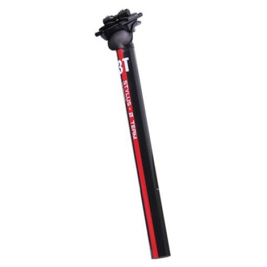 3t ZADELPEN STYLUS 0 TEAM 27.2X350 CB/ALM ZW/RO ZWART/ROOD