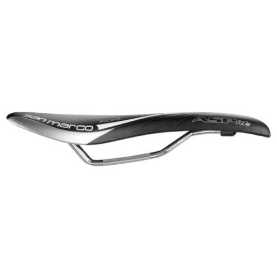 Selle San Marco ZADEL SM ASPIDE RACING ARROWHEAD ZW/ZI ZWART /