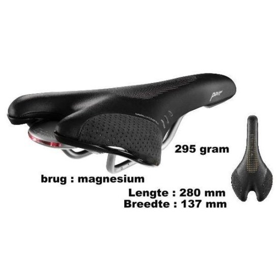 Fizik Zadel life vitesse inclusief ics led lamp - Fietsen \u0026 Zo