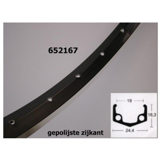 Rigida VELG 26 RI CYBER10 ALM ATB ZW 36/14
