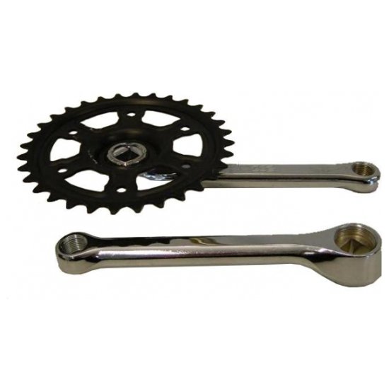 Merkloos CRANKSTEL Z/SPIE 32T 1/8 150 CHR -7MM CHROOM