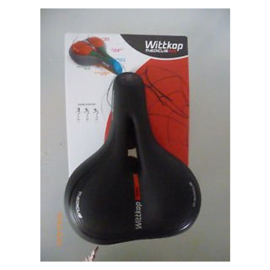 Wittkop Zadel Uni gel Medicus Twin 3.0 relaxed Zwart - Afbeelding 2