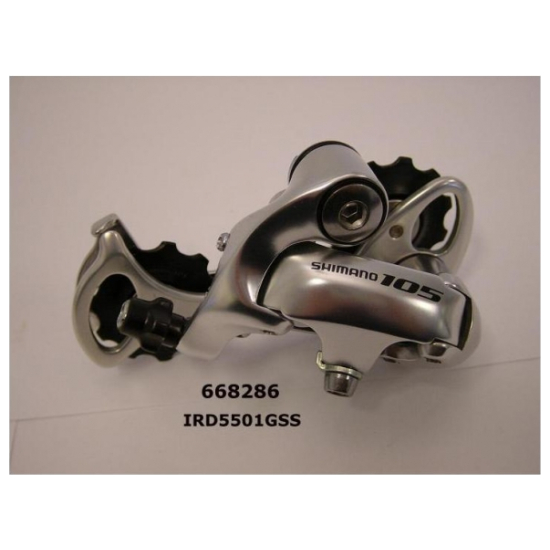 Shimano DERAILLEUR A SH 105 10V MEDIUM SLAG Z/HAAK ZILVER