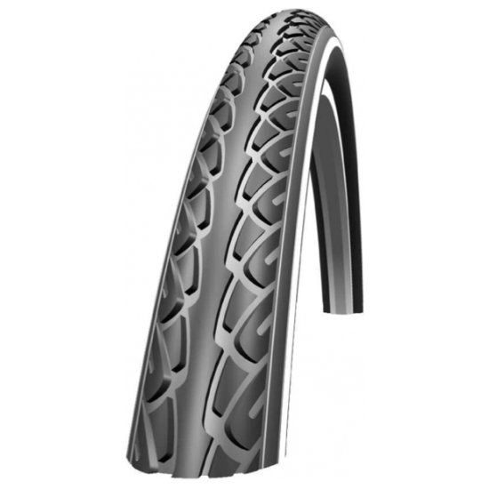 Schwalbe Buitenband 26x1 5/8 Schw Marathon HS308 K-Guard m/refl Spartamet Zwart