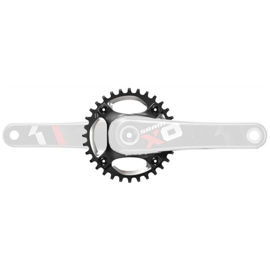 Sram KETT BLAD 32 XSYNC 11V ALM 5MM 94 ZW/ZI Zwart/Zilver