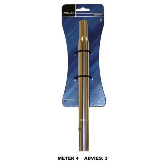 Xlc Zadelpen mm kaars alu-matzilver Zilver