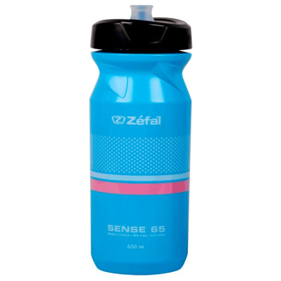 Zefal Bidon 0.65ltr Zef Sense Soft 65 blauw/wit Cyan Blue (Pink/White)
