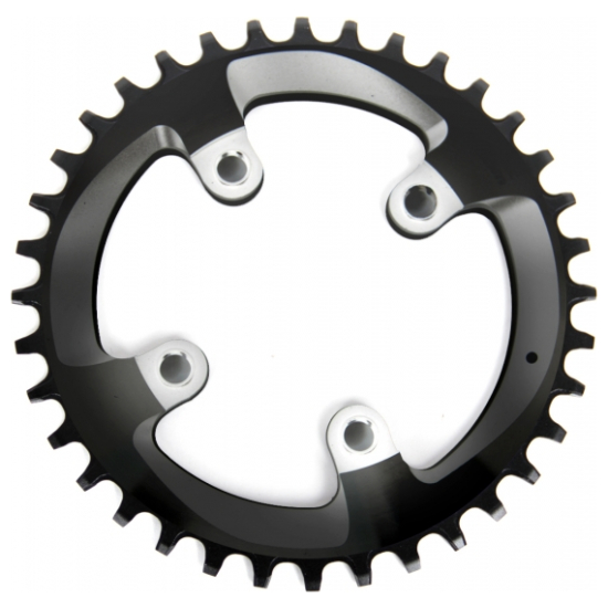 Sram KETT BLAD 38 XSYNC 11V ALM 5MM 94 ZW/ZI Zwart/Zilver