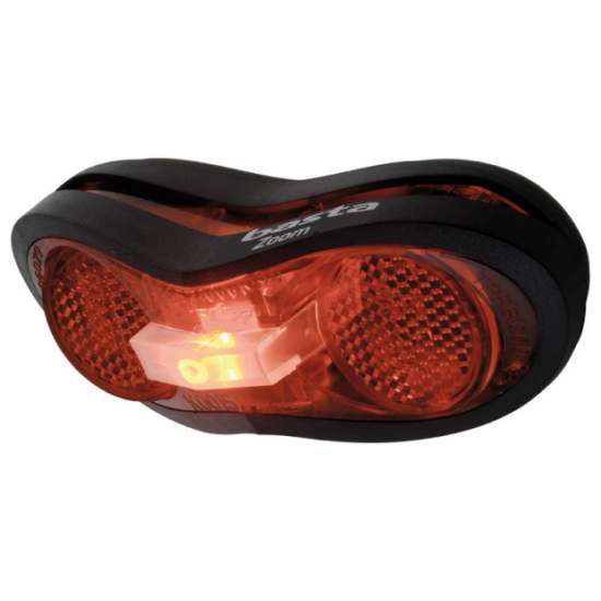 Axa ACHTERLICHT ZOOM LED BATT ZWART