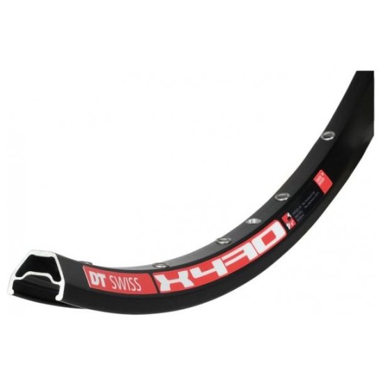 Dt Swiss Aluminium Single Butted Disc Velg ZWART