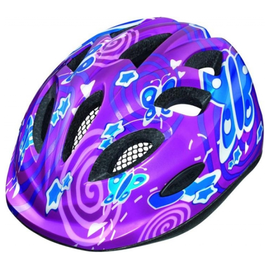 Abus VALHELM SMILEY PERLY PURPLE KIND Paars