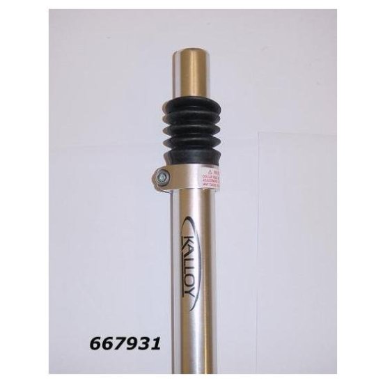 Kalloy ZADELPEN KAARS 26.2X300 ALM VEREND ZILVER