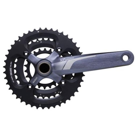 Sram CRANKSTEL X7 GXP 10V 175 22/33/44 GREY STORM GREY - GRIJS