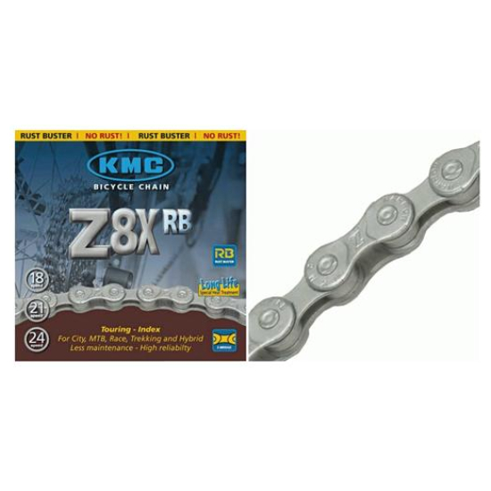 Kmc KETTING 7/8V 3/32 Z8XRB 116 ZILVER