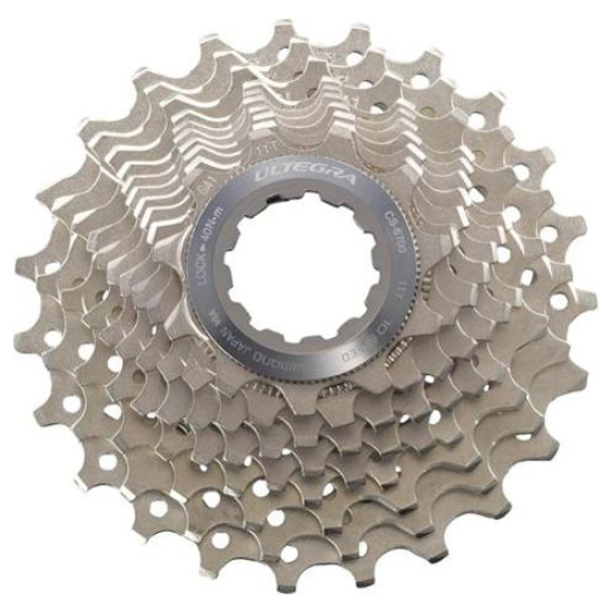Shimano 10v Cassette 10V 12/25 Shim CS-6700 12-13-14-15-16-17-19-21-23-25T 10-Sp HG ZILVER