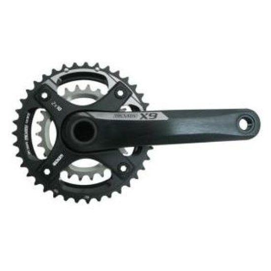 Sram CRANKSTEL X9 GXP 10V 175 26/39 GREY STORM GREY - GRIJS