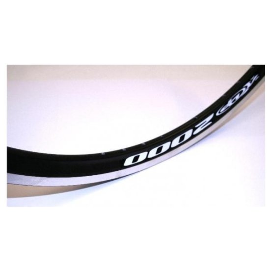Rigida VELG 28 RI DP2000 ALM HYB ZW 9X4 36/14 ZWART