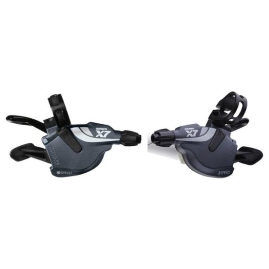 Sram VERSTELLERSET X7 TRIGGER 10V 3X10 GREY ZWART/GRIJS