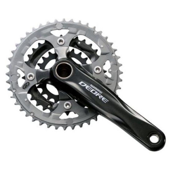 Shimano CRANKSTEL HOL2 22/32/44 SH DEORE 170 9V ZILVER/ZWART