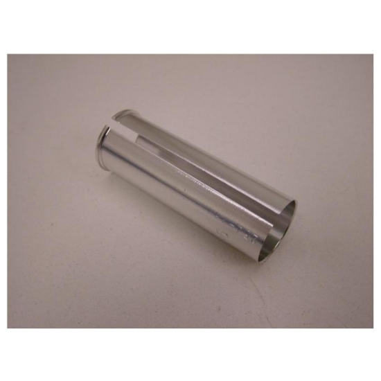 Humpert Zadelpen-vulbus 27.2>30.4 alu-zilver 80mm ZILVER