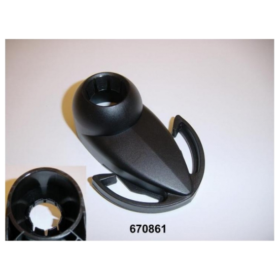 Axa BALHD SIERKAP PVC DS A 5 ZWART - Afbeelding 3