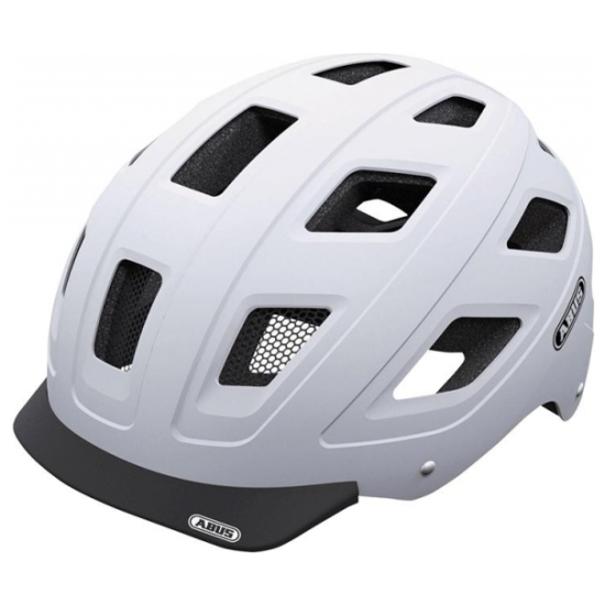 Abus Fietshelm Hyban polarwhite, maat; Polar Matt