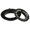 Dt Swiss NAAFD DT CENTER LOCK ADAPTER 6 NOKS ZW ZWART