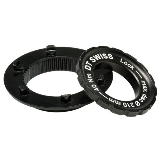 Dt Swiss NAAFD DT CENTER LOCK ADAPTER 6 NOKS ZW ZWART