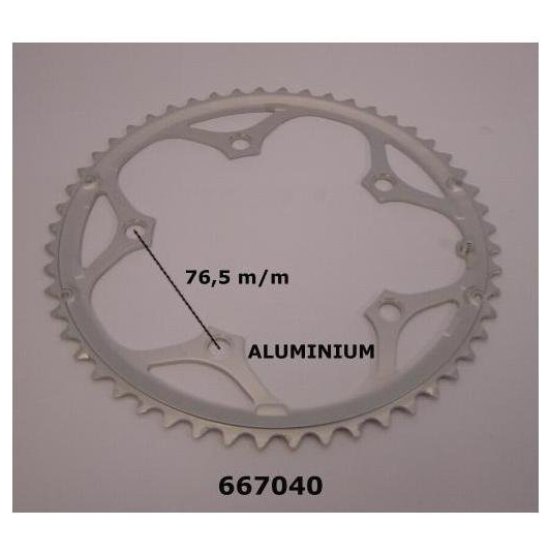 Shimano KETT BLAD 52 SH 105 TRIPLE 9V 5 ARM ZILVER