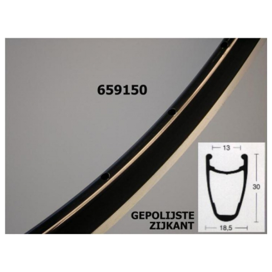 Rigida VELG 28 RI DP18 ALM RACE ZW 36/14