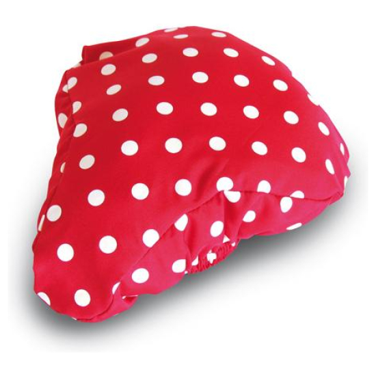 Basil Zadeldek-overtrek Bas Rosa/witte stip L28xB24 50059 Rood