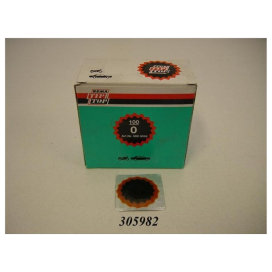 Rema Tiptop Bandpleister Tip top no 0 (rond 30) p/stuk 500.0036
