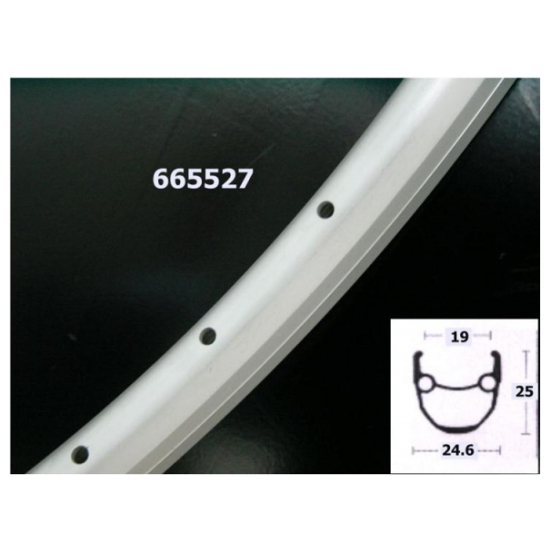 Ryde VELG 28 RY STRATOS ALM HYB ZI 36/14 MM Zilver