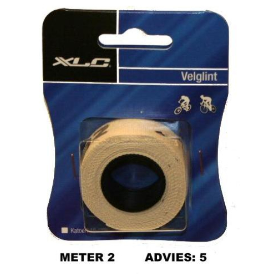 Xlc VELGLINT KATOEN PLAK 16 MM WIT