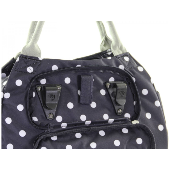 New Looxs Tas pakaf schouder Newl Tosca Midi 125 Polka Black 11ltr 35x32x16
