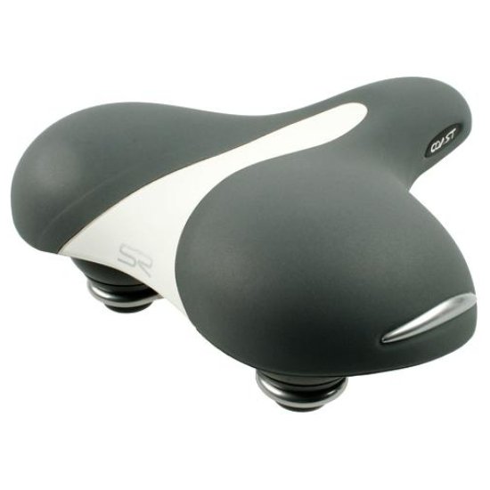 Batavus BAT ZADEL SR 5015DEC ANT/WI Z/STROP ANTRACIET/ZWART