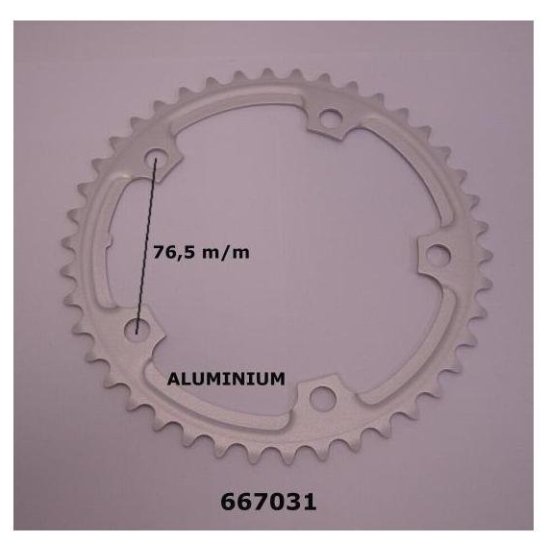 Shimano KETT BLAD 42 SH 105 9V 5 ARM ZILVER