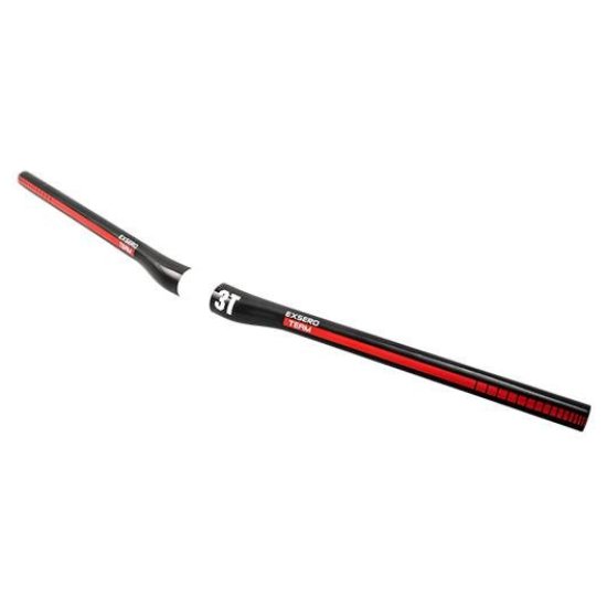 3t STUUR EXSERO TEAM ATB CB 31.8 740 ZW/RO ZWART/ROOD