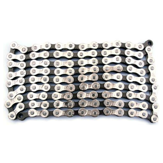 Kmc KETTING 7/8V 3/32 Z51 116 ZI/BR WP DS A 25 Zilver/Bruin