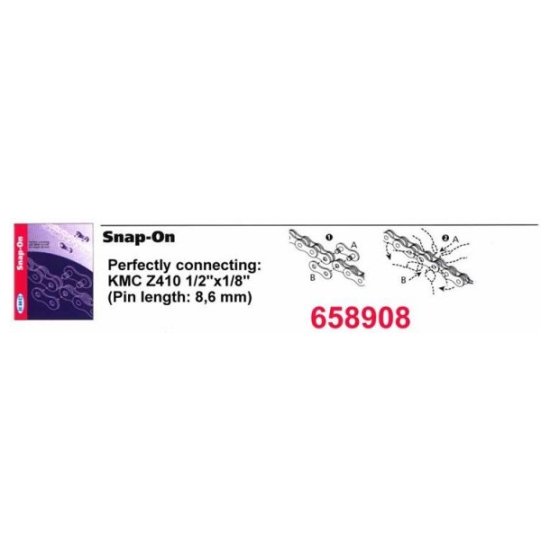 Kmc KETT VERB SCH 1V SNAP-ON KRT 2 Zwart
