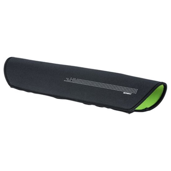 Basil Accucover Ebike Bas integrated battery cover intube frame-accu univ zwart 50504 Black Lime