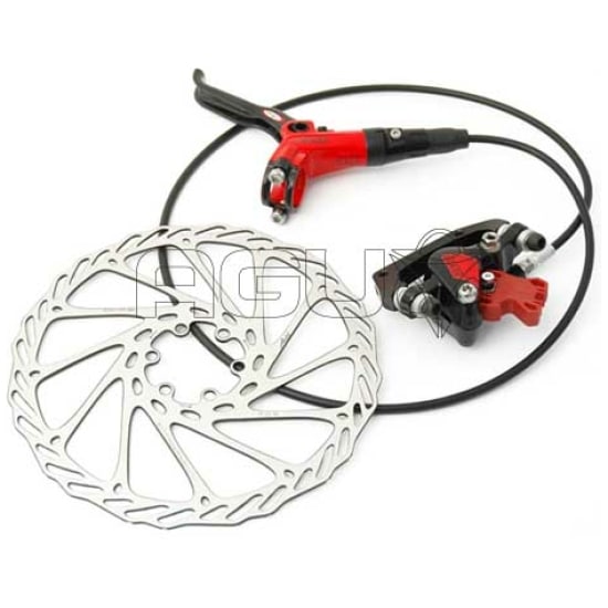 Avid REM ELIXIR CR V CB L DISC 160 RED ZWART/ROOD