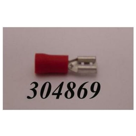 Merkloos STEKKER PLAT VROUW 5.2 DS A 50 Rood